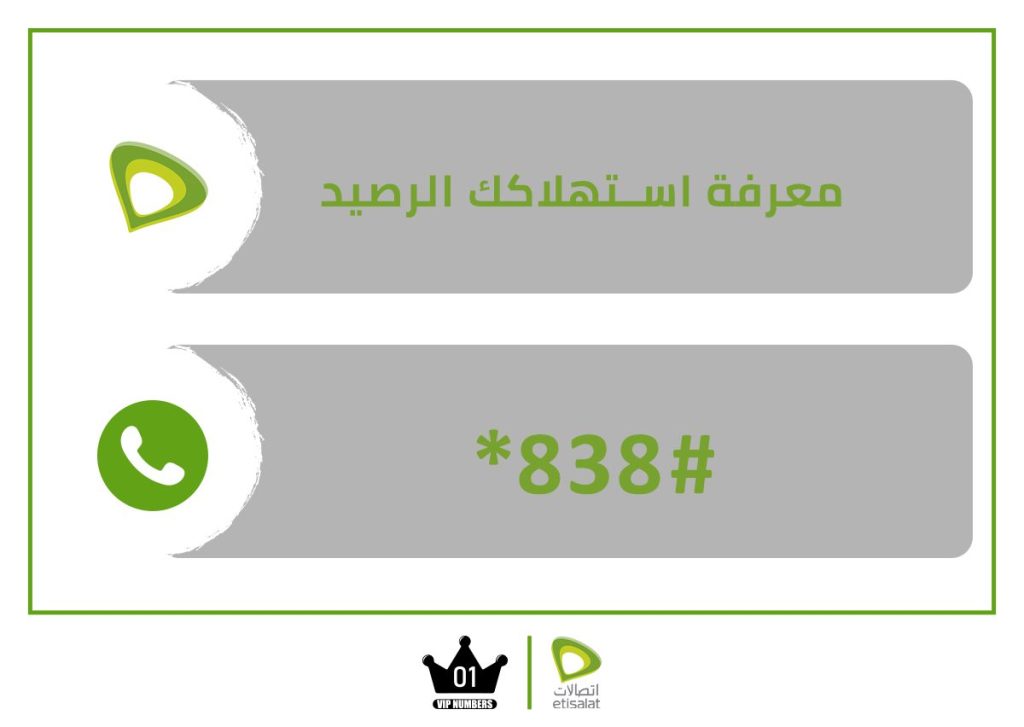 معرفة استهلاك الرصيد