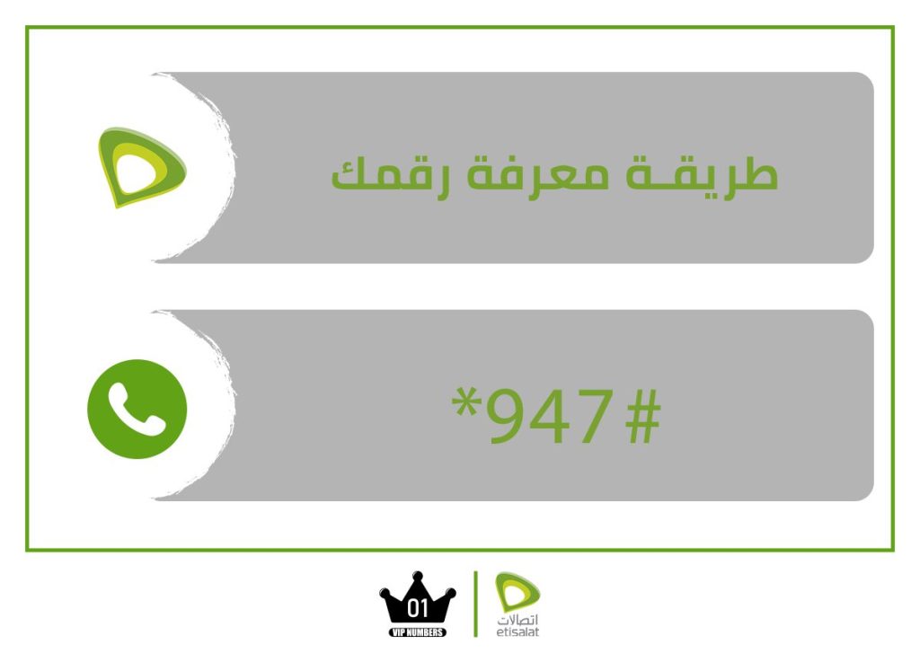 معرفة رقمك اتصلات